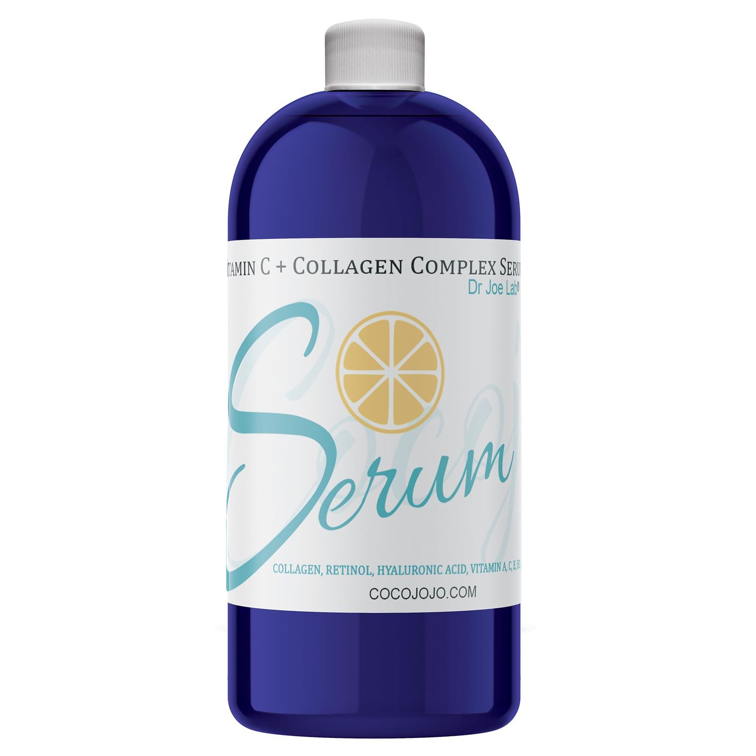Dr Joe Lab Vitamin C Collagen Complex Serum Bulk - Multiple Purposes Ultra Hydrating Rejuvenating Instant Moisturizer COCOJOJO (32 oz)