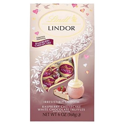 Lindt Lindor Valentine&#39;s Limited Edition Raspberry Cheesecake, 6oz (1)