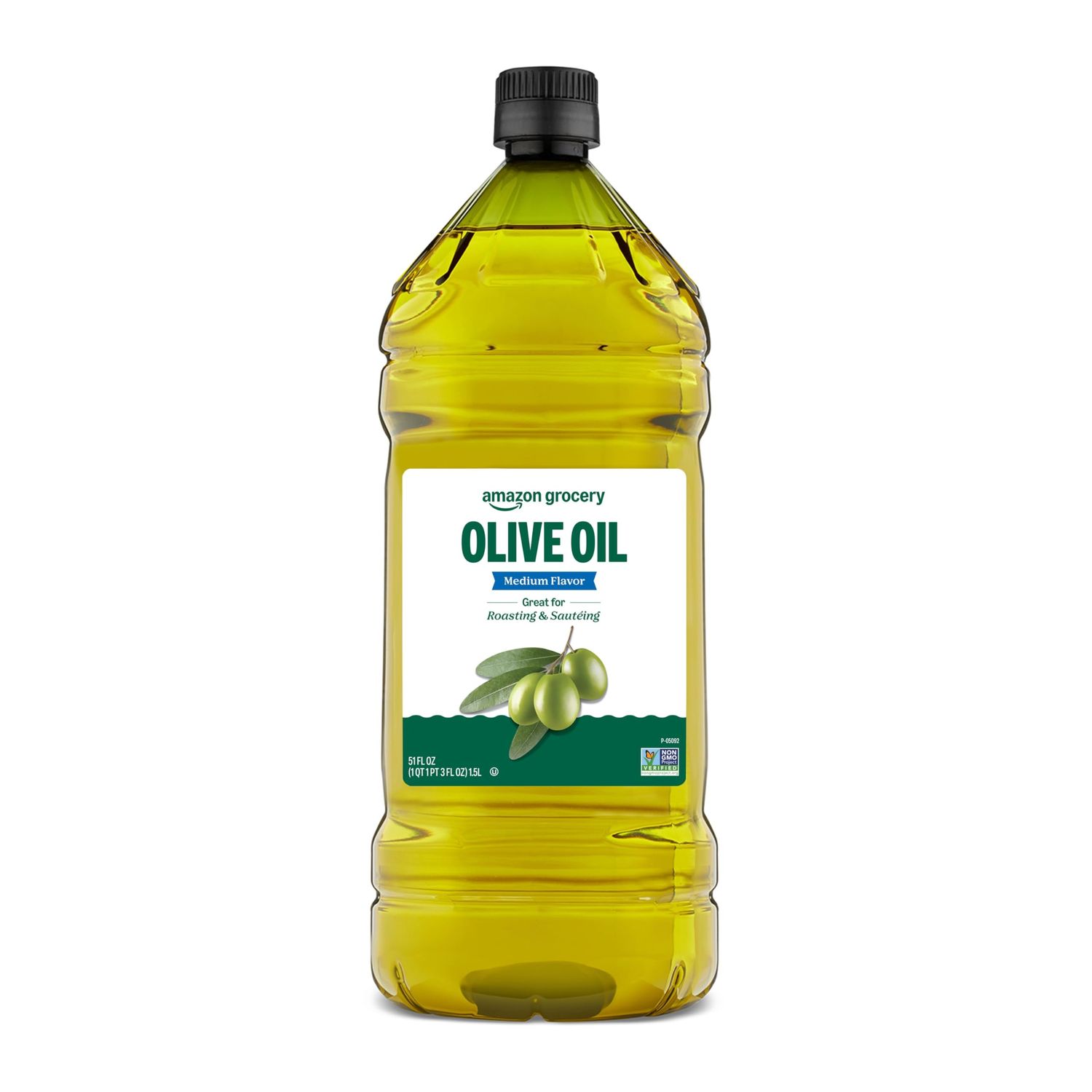 Amazon Grocery, Olive Oil, Medium Flavor, 51 Fl Oz (Previously Amazon Fresh, Packaging May Vary)