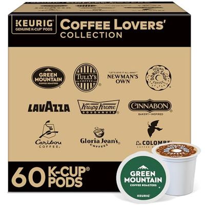 Keurig Coffee Lover&#39;s Collection Variety Pack, Keurig Single Serve K-Cup Pods, 60ct