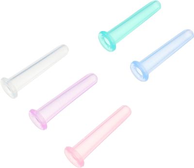 5Pcs Muticolour Facial Cupping Set Silicone Face Anti Aging Massage Cupping Cups Anti- Aging Beauty Tool for Face Eye Neck Back Massage