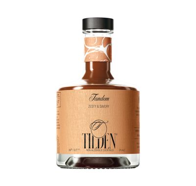 Tilden Cocktails Tandem, Non-Alcoholic Cocktail, Vegan and No Sugar Added, Tart Cherry, Bitter Orange, American Oak, 250ml