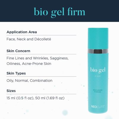 Neocutis Bio Gel Firm Moisturizing Hydrogel - OilyAcne-Prone Skin - 50mL