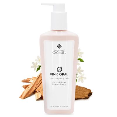 Cosm tiques Cr atifs Pink Opal Moisturizing Body Lotion with Coconut Butter and Hyaluronic Acid, 8.5 fl. oz.