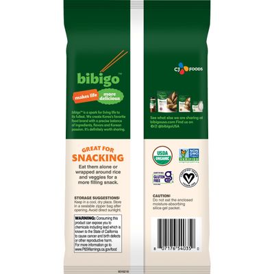 Bibigo KBBQ Flavored Seaweed Snack - 12 Pack