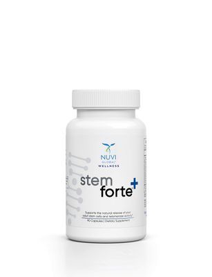 NuVi Global Stemforte Plus Stem Cell and Telomere Supplements - Cell Regeneration, Cell Growth Telomere Support for Healthy Aging Cellular Health - 90 Capsules for Men Women