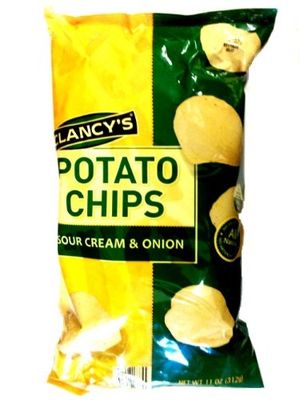 Clancy&#39;s Sour Cream and Onion Potato Chips, 11-Ounce