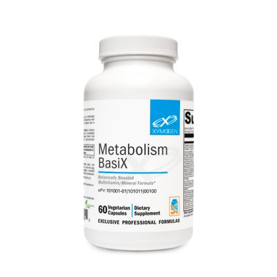 Xymogen Metabolism Basix - Antioxidants Supplement with Rhodiola Rosea, Milk Thistle, Astaxanthin, Green Tea Extract More to Support Healthy Detox Cleanse Energy Metabolism (60 Capsules)