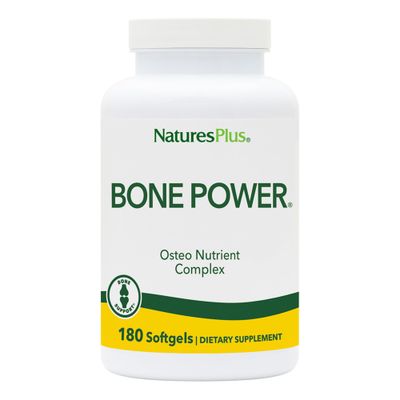 Natures Plus Bone Power - 180 Softgels, Pack of 2 - Osteo Nutrient Complex - Dairy Free, Gluten Free - 90 Total Servings