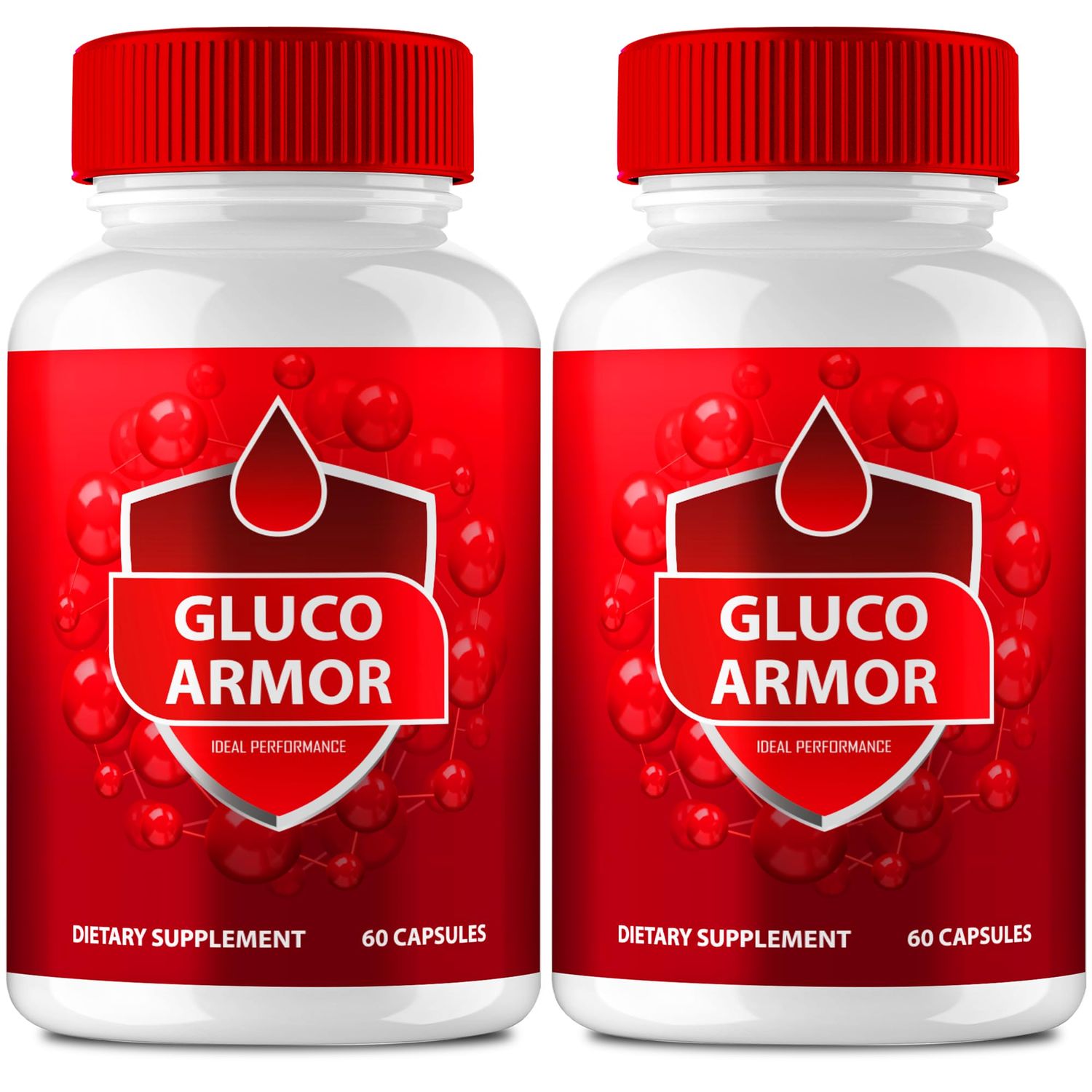 Gluco Armor Advanced Blood Formula Capsules, Official GlucoArmor Supplement Pills, Premium Formula for Healthy Circulation Stable Levels, All Natural Gluco Armor Lite Pastillas Reviews (2 Pack)