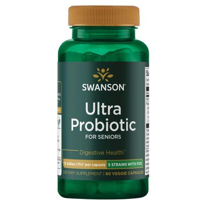 Swanson Ultra Probiotic for Seniors 30 Billion Cfu 60 Veg Capsules