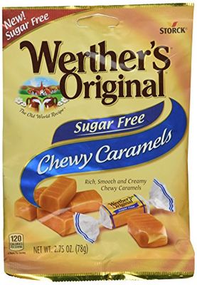 Werther&#39;s Original Sugar Free Chewy Caramels 2.75 Oz (Pack Of 2)