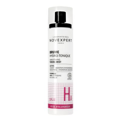 Novexpert Smoothing Toning Mist - Lightweight Toner Used to Refresh Or Fix Make-Up - Skin Feels Fresh and Oxygenated Instantly - Hypoallergenic - Vegan - Travel-Friendly - All Skin Types - 3.3 Oz