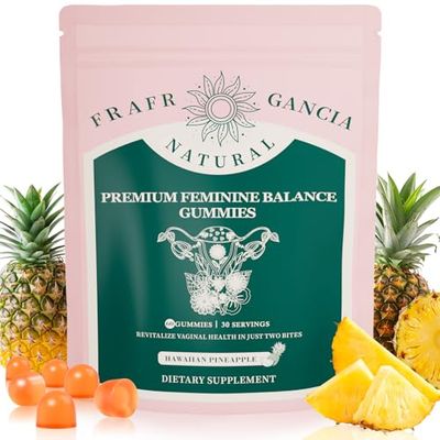 Premium feminine Balance Gummies for Women s - Hawaiian Pineapple Gummies for Women PH Balance Support - Delicious PH Balance for Women s with Immune Support - Vegetarian Friendly - 60 Count
