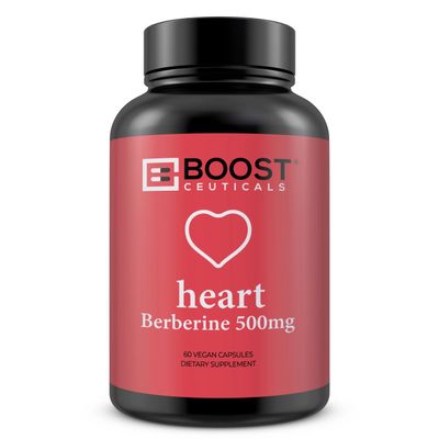 BoostCeuticals Berberine HCL - Vegan Non GMO No Stearates Gluten Free 60 500 mg Capsules