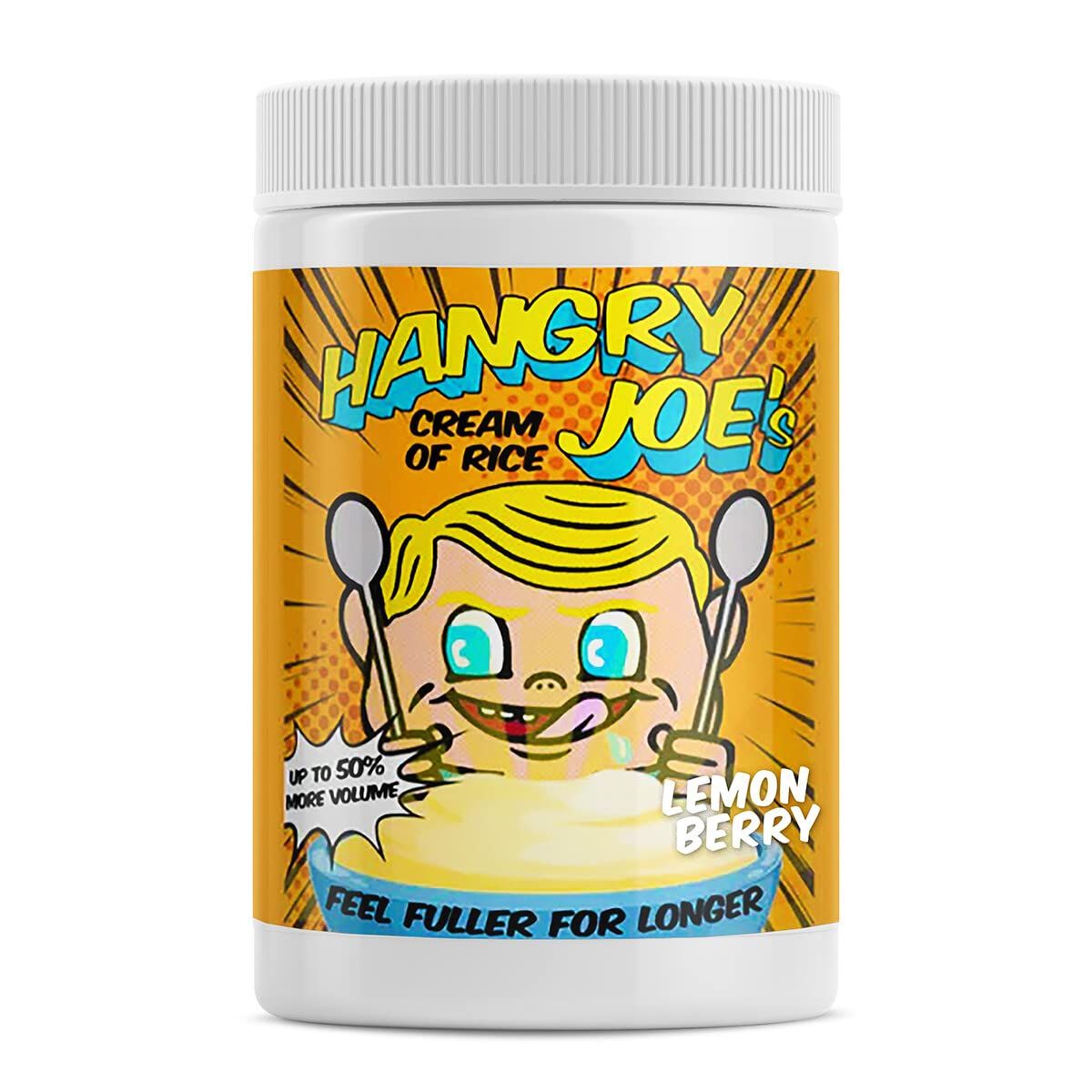 Hangry Joe&#39;s Cream Of Rice Hot Rice Cereal, More Food Less Calories, Nutritious Breakfast Meal, Made With Rice Protein (Lemon Berry)