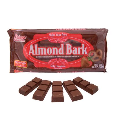 Palmer Almond Bark Milk Chocolate Flavoured Coating Bar 20oz 567g