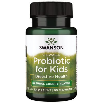 Swanson PROBIOTIC Kids NAT Cherry 60 CHWBL