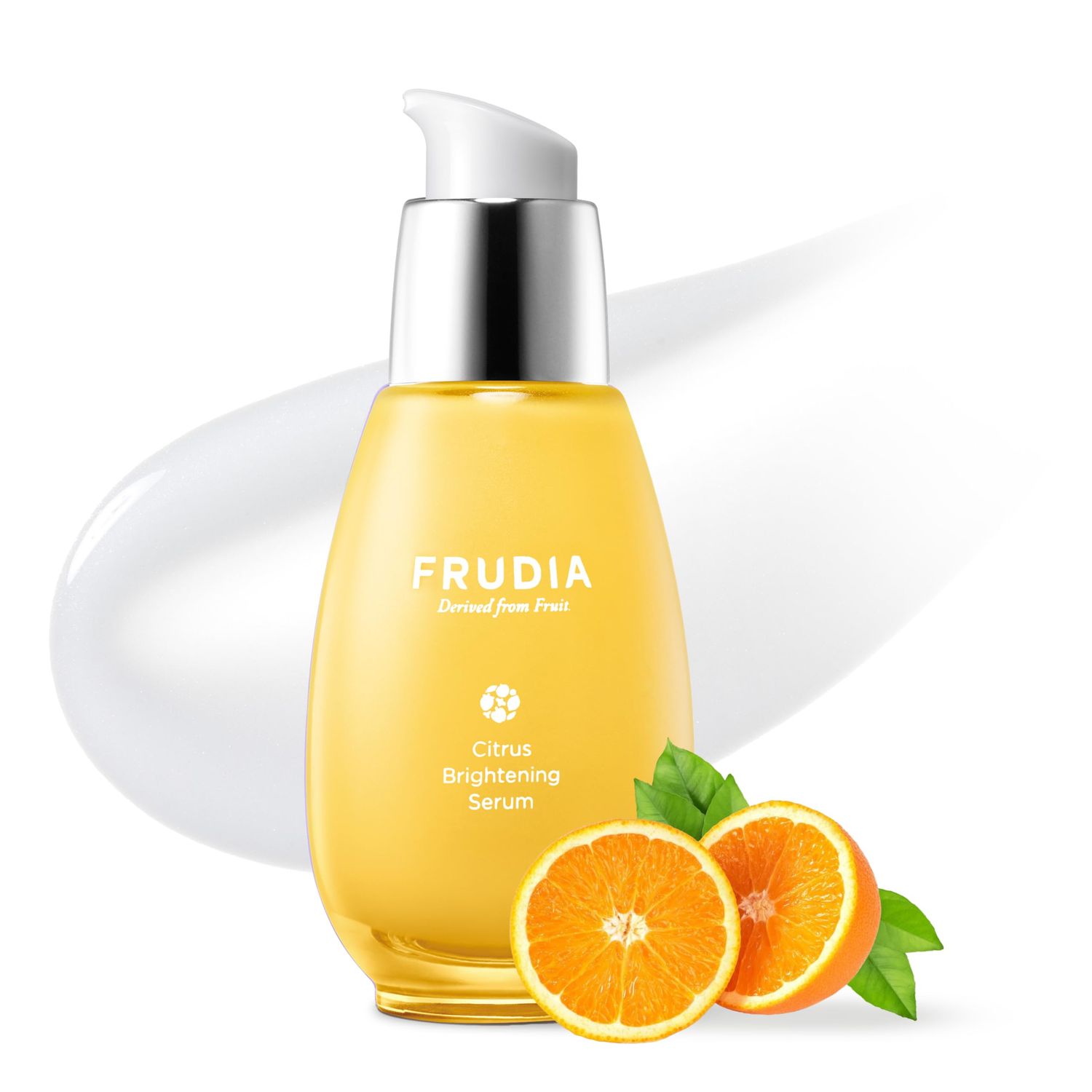 FRUDIA WELCOS Citrus Brightening Serum Vitamin C Face Serum wMandarin Peel Extract, Vegan Vitamin C Mela-Zero Korean Vitamin C Serum for Face Skin Care Hyperpigmentation Serum (1.69 fl oz)