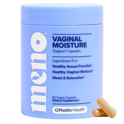 MENO Vaginal Moisture Support Capsules - OBGYN-Formulated to Support Healthy Vaginal Moisture, Mood Relaxation - Hormone-Free Supplements with Maca Root Fenugreek Seed Extract - 30 Servings