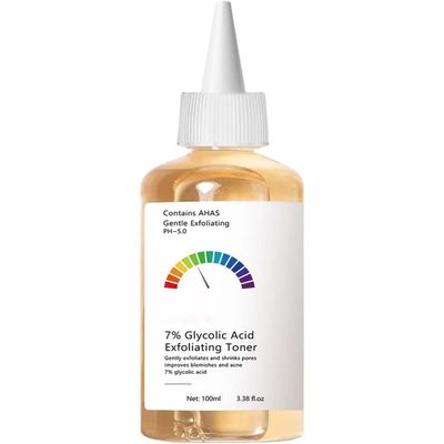 Glycolic Acid 7 Toner, Glycolic Acid 7 Toning Resurfacing Solution, Hydrates and Facial Exfoliation Astringe Pores 100ML3.38 Fl Oz