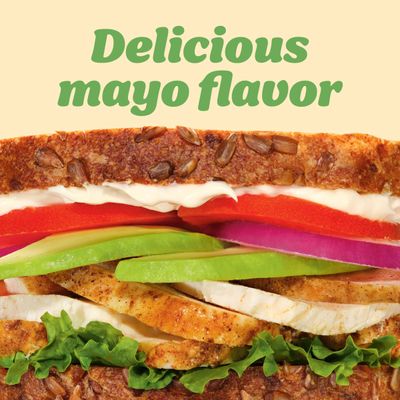 Kraft Mayo with Avocado Oil Reduced Fat Mayonnaise - Classic Creamy Condiment for Sandwiches and Salads, Made with Cage-Free Eggs, For a Keto and Low Carb Lifestyle, 30 fl oz Jar