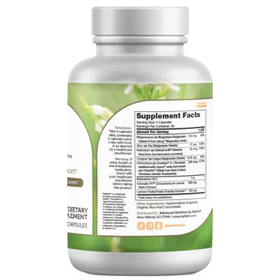 Zahler Diabetter, Advanced Glucose Support Supplement with Cinnamon, Certified Kosher, 120 Capsules