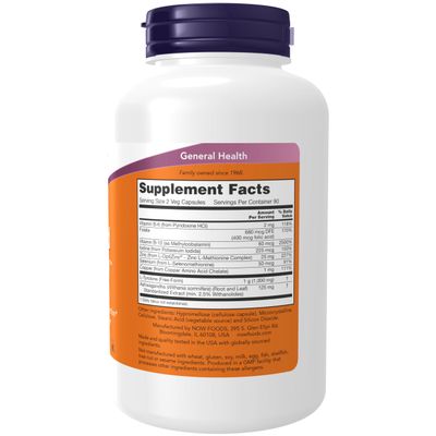 NOW Foods Supplements, Thyroid Energy , Iodine and Tyrosine plus Selenium, Zinc and Copper, 180 Veg Capsules