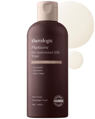 Theralogic Phytocera Pro Antioxidant 10X Toner - Ceramide Elasticity Age-Defying Essence Toner with Collagen, Hyaluronic Acid - Vegan and Dermatologically Tested, 9.48 fl.oz.
