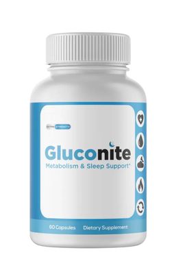Alpha Pure Gluconite Metabolism and Sleep Support 60 Capsules Natural Sleep Longer Non Habit Forming Melatonin