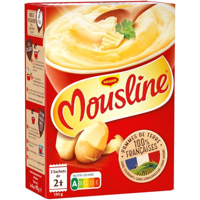 maggi Mousline French Potato Flakes 195g (6.9 oz) from France