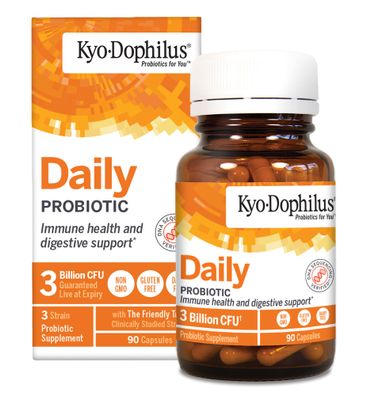 Kyo-Dophilus Daily Probiotic, Immune and Digestive Support, 90 capsules )Packaging may vary)