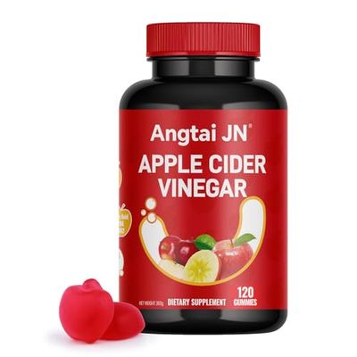 Apple Cider Vinegar Gummies, 120 Count, Max Strength 1000mg, ACV Supplement Gummy with B Vitamins Antioxidants, Supports Metabolism, Digestion, Gut Immune Health, Gluten-Free, Vegan Non-GMO