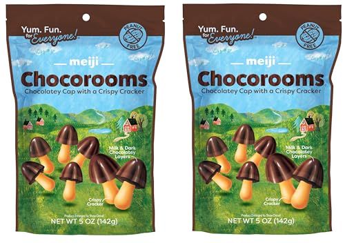Chocorooms Chocolate Covered Crackers, 5 Ounces (Pack of 2)