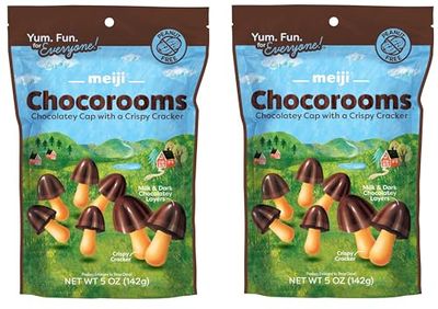 Chocorooms Chocolate Covered Crackers, 5 Ounces (Pack of 2)