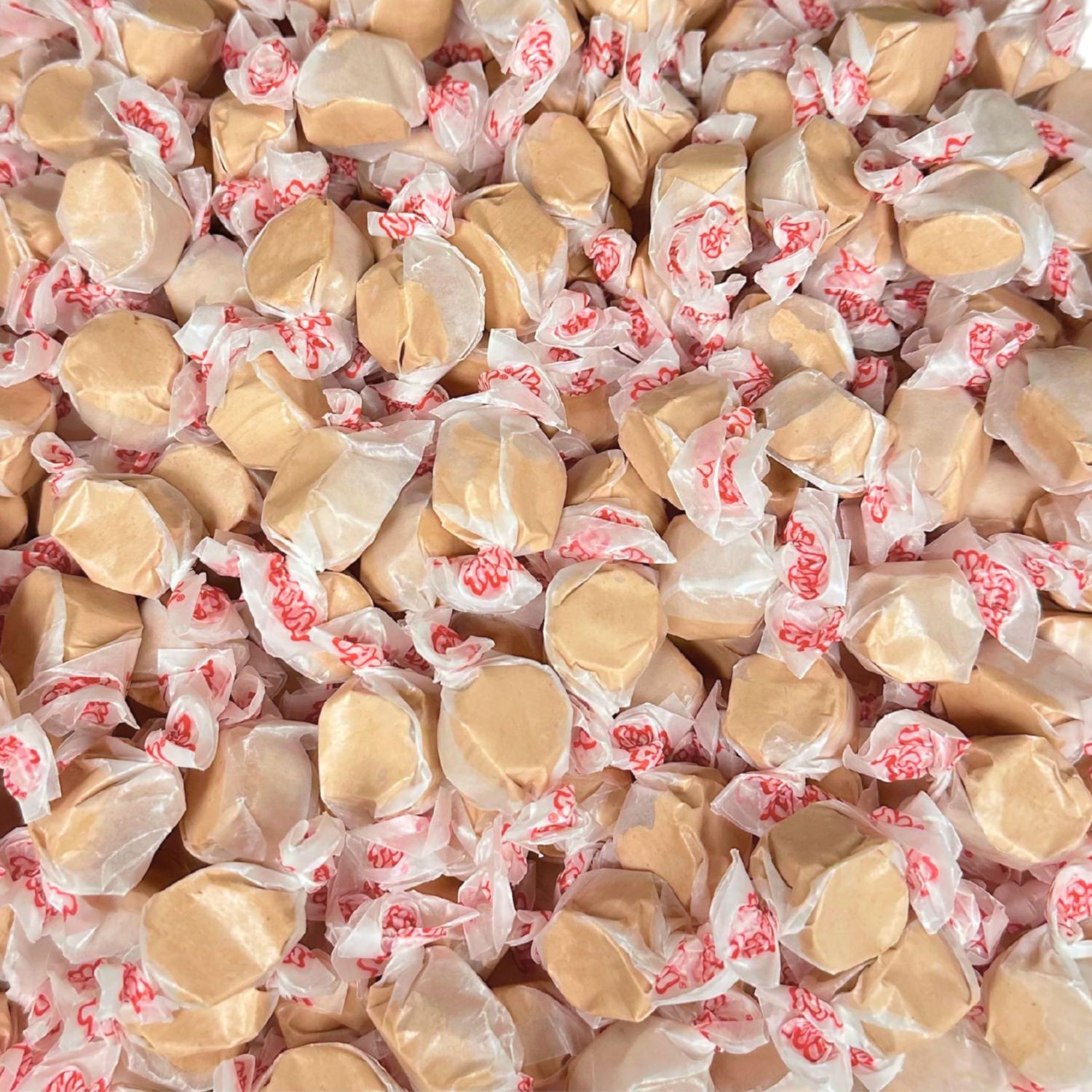 Premium Chocolate Saltwater Taffy Chewy Candy Rich Cocoa Flavor Bulk 1 Lb Bag 60 Pieces Individually Wrapped, Nut Gluten Free Treats (16-Oz)