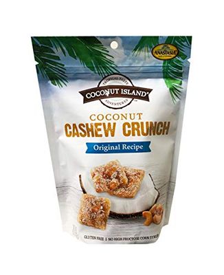 Anastasia Coconut Cashew Crunch Dark Chocolate Coco bites 5oz, 1 Pack (Coconut Cashew, Original Recipe)