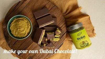 BIND Pistachio CreamPasteSpread for Dubai Chocolate, 350g (12.3 oz) Glass Jar,Contains 25 pistachios,Pistachio Filling by AGADE