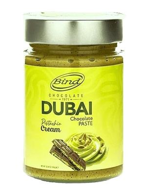 BIND Pistachio CreamPasteSpread for Dubai Chocolate, 350g (12.3 oz) Glass Jar,Contains 25 pistachios,Pistachio Filling by AGADE