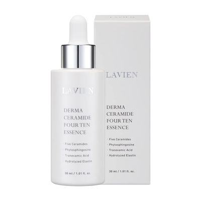 LAVIEN Derma Ceramide Four Ten Essence - Hydrating Korean Facial Essence with tranexamic acid - Wrinkle Skin Texture Improvement Skincare - Suitable for All Skin Types - 1.01 fl. oz. 30ml