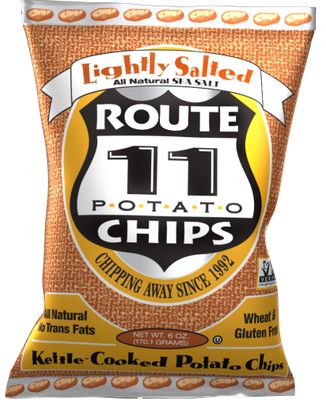 Route 11 Potato Chips : Lightly Salted (4 bags (6 oz each))