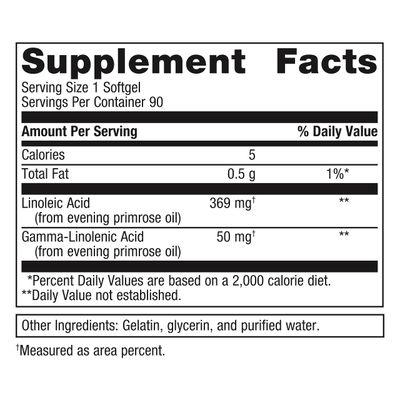 Metagenics OmegaGenics Evening Primrose Oil - High Potency - Supports Prostaglandin Metabolism Cellular Health - Gamma-Linolenic Acid (GLA) Supplement - Non-GMO Gluten-Free - 90 Softgels