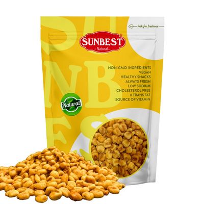 Sunbest Natural Roasted Corn - 3 lb Bulk Bag (48 oz) - Toasted, Salted Crunchy - All-Natural, No Artificial Flavors - Perfect for Guilt-Free, On-the-Go Snacking
