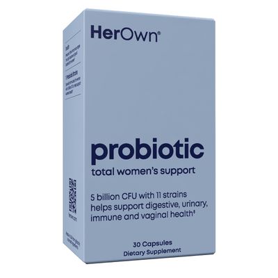her own Probiotics for Women, 5 Billion CFUs with Prebiotics, Supports Healthy Digestion, 11 Strains, Gluten and Soy Free, Vegan, Non-GMO, 30 Capsules, 30 Servings