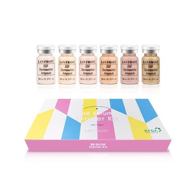 BB Skin Care Starter Kit, Essence Hyaluronic Acid Serum Skin Care, 12 Bottles of BB Face Foundation (0.27oz)