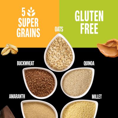 KIND Healthy Grains Energy Bars, Peanut Butter Dark Chocolate, 18g Whole Grains, Made with Super Grains, Gluten Free Snacks, 40 Ct.