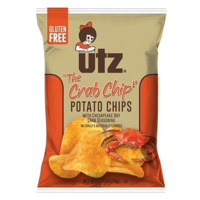 The Crab Chips with Chesapeake Bay Crab Seasoning 2.75 Oz, Value Pack of 3