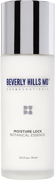 Beverly Hills MD Moisture Lock Botanical Essence- Moisture Collagen Supporting Serum for Skin Barrier - Visibly Combat Transepidermal Water Loss TEWL Sagging Skin wTsubaki Oil, Hemp Seed Oil