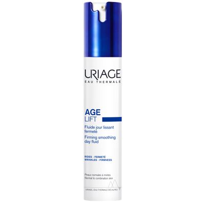 Uriage Age Lift Firming Smoothing Day Fluid 1.35 fl.oz. Anti-Aging Fluid with Retinol, Hyaluronic Acid Rose Fruit Extract that Reduces the Appearance of Fine Lines and Wrinkles