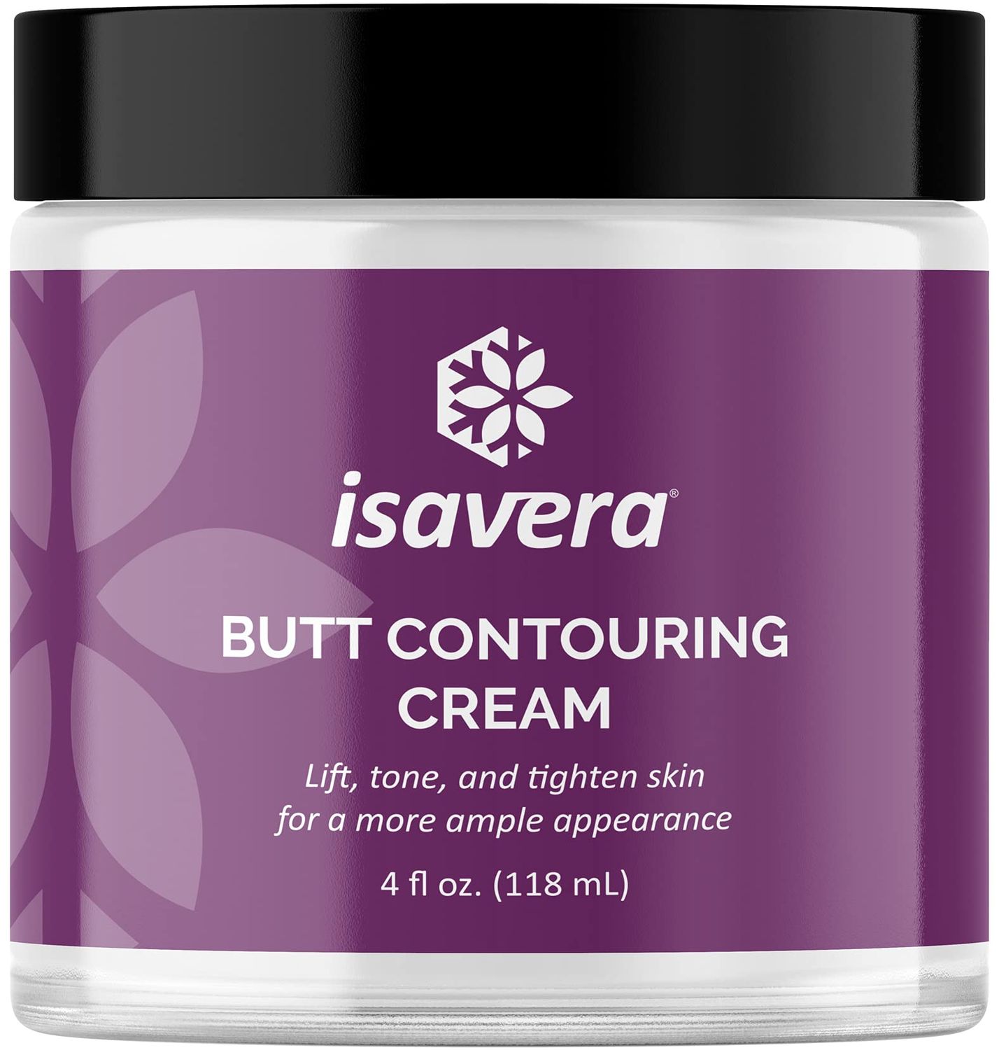 isavera - Butt Contouring Cream - Improves Firmness and Rejuvenates Skin - Natural Ingredients - Lifts, Tones and Tightens - Boosts Skin Metabolism - 4 Ounces
